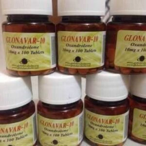 GLONAVAR 10 (OXANDROLONE) 10MG X 100 TABS PER BOTTLE GLOBAL ANABOLIC PHARMA