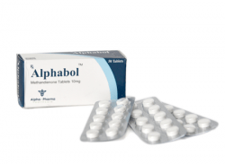 ALPHABOL 10MG X 50 TABLETS (ANABOL, DBOL ) ALPHA PHARMA