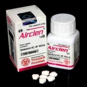 CLENBUTEROL | AIRCLEN 40MCG X 100 TABS | THAIGER PHARMA