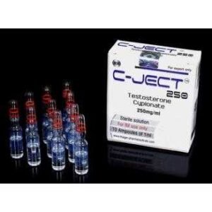 C-JECT 250 | TESTOSTERONE CYPIONATE 250MG/ML X 10 X 1ML AMPS | THAIGER PHARMA
